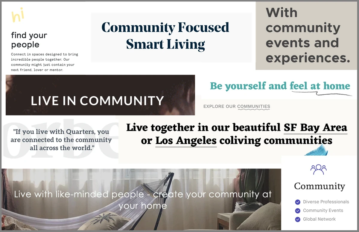 Coliving spaces promise community